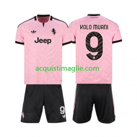 Divisa di Calcio Juventus Randal Kolo Muani 9 Bambino Trasferta 2026/2027
